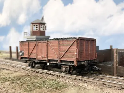 ROLLS-0016 German State Railways Ommu H0-scale 3D print model