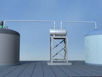 Industrial Equipment 3D model by zouyicg