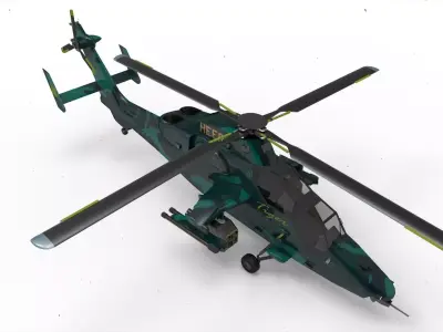 eurocopter tiger camouflage 3D model