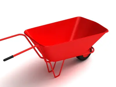 Wheel Barrow 3D model