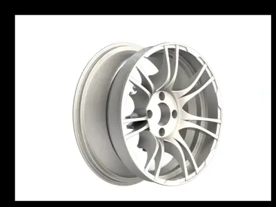 alloy wheel 3D model by jincejose21