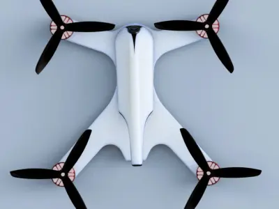 Quad-X UAV drone 3D print model