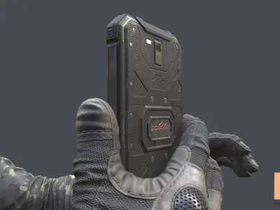 FPS Devices Animations Low-poly 3D model
