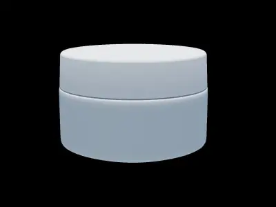 cosmetic cream jar 3D model