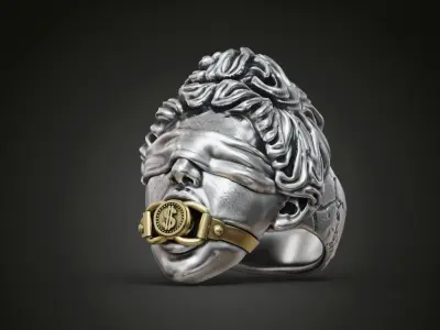 Femida Ring Antique Statue 3D print model