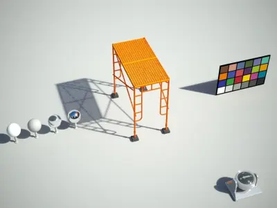 Crash Decking Low-poly 3D model