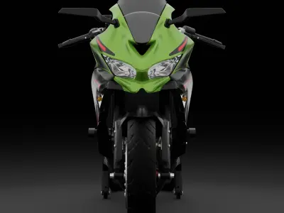 Kawasaki Ninja ZX-25R First Generation 3D model