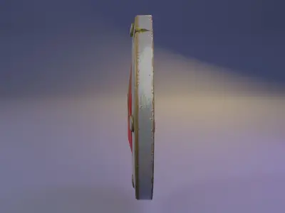 Shield Low-poly 3D model 5
