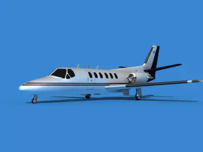 Cessna Citation 550 II Bravo V11 3D model
