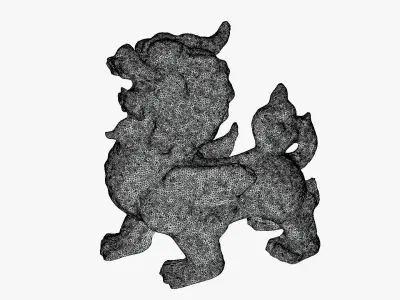 Dragon lion 3D print model