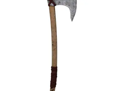 Viking axe 3D model get