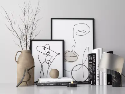 Decorative set 3D model get