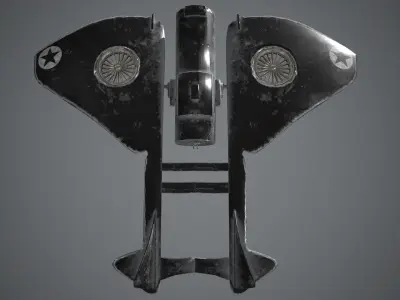 Military Drone  Free low-poly 3D model