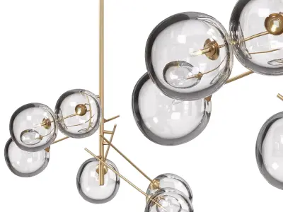 Chandelier Gallotti  Radice Straight 6  3D model