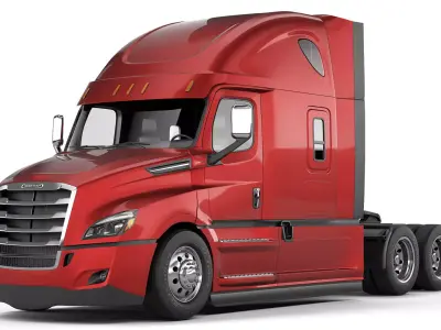 Freightliner Cascadia 2020 Sleeper Cab 3D model
