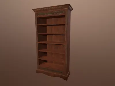 Antique Cupboard -PBR Game Ready 3D model Low-poly 3D model get