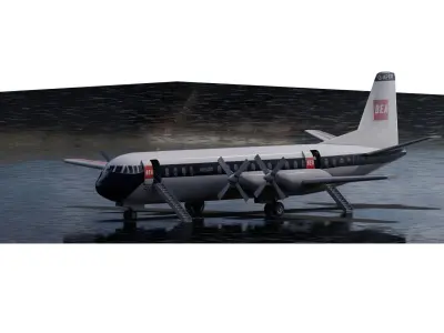  VICKERS VANGUARD 951 3D model