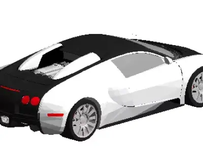 bugatti veyron 3D print model from CGTrader