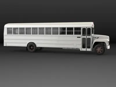 Carpenter School Bus  3D model