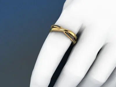 Flow ring denign 3D model