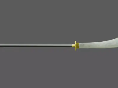 Guan Dao  Low-poly 3D model