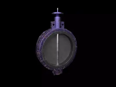 A Valve butterfly Free low-poly 3D model