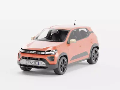 Dacia Spring 2025 Free 3D model