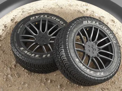 Tire Rim Wheel 3D model
