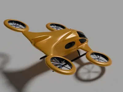 EVTOL 3D model