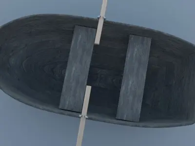 River Boat 3D model