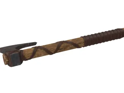 Battle Axe 3D model 12