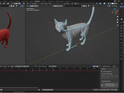 Animation Sequence Preset Loops Low-poly 3D model