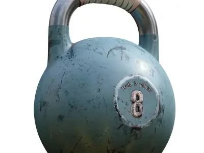 Old weights worn out - set 3D model