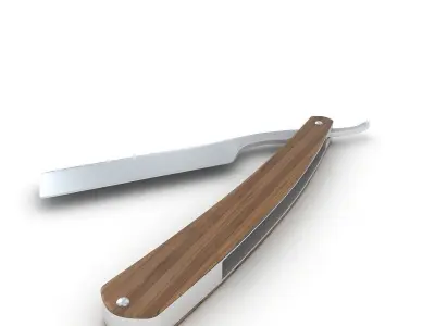 Straight Razor 3D model purchase