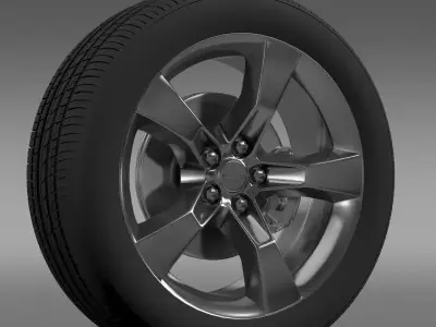 Chevrolet Camaro 2010 wheel 3D model