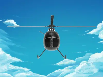 MD Helicopters MD 500 3D model