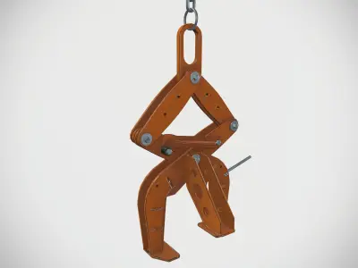 Assets Grip Holder 3D model