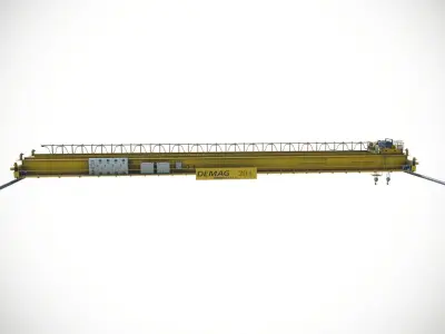 Demag 20 ton EOT Cranes Hoists  Low-poly 3D model