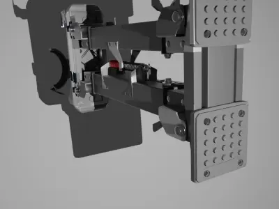 Construction stilts 3D model