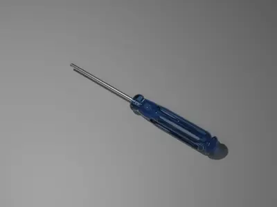 Screw drive unit  Free low-poly 3D model