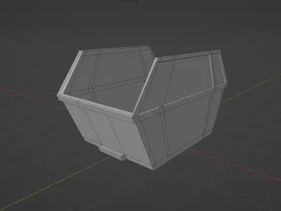 Basic Skip Low-poly 3D model
