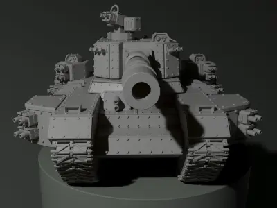 Tank miniature 3D print model