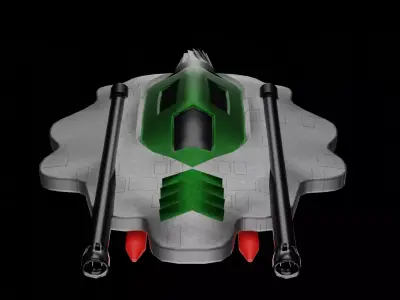 Arborec Fighter 3D model