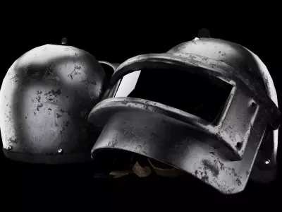 Pubg Helmet level 3 3D model purchase