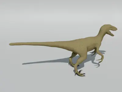Velociraptor - Game Ready Low-poly 3D model