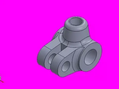 solidtutorial011 metal part Free 3D model