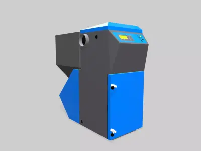Boiler air compressor 3D model