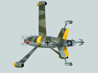 Focke Wulf Triebflugel 3D model purchase