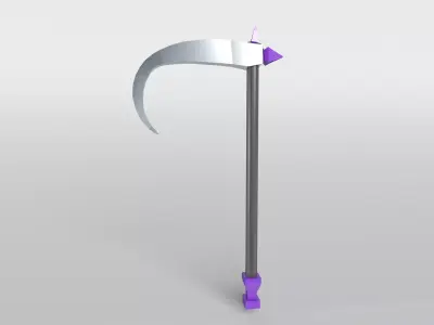 Lowpoly Sickle 004 Free low-poly 3D model
