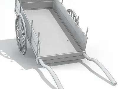 ancient chariot 3D model purchase